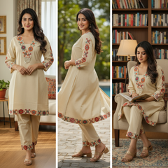 Premium Vatican Cord Set for Women – Trendy and Comfortable 2-Piece Festival Outfit