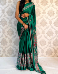 Royal Heritage Satin Silk Saree – Timeless Elegance by Vinayak Textiles