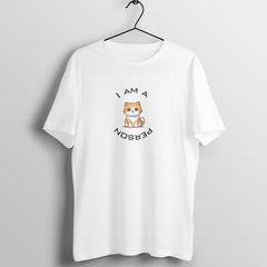 Cat Person - WildThreads - Round Neck Half Sleeve Tshirt - Good Cause