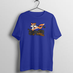 The quick fox and the Lazy dog - MSCHF - Round Neck Half Sleeve Tshirt