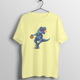 Playful T-Rex - MSCHF - Round Neck Half Sleeve T-Shirt