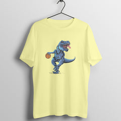 Playful T-Rex - MSCHF - Round Neck Half Sleeve T-Shirt