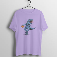 Playful T-Rex - MSCHF - Round Neck Half Sleeve T-Shirt