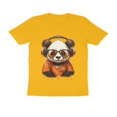 CUTE PANDA - WildThreads - Round Neck Half Sleeve T-Shirt