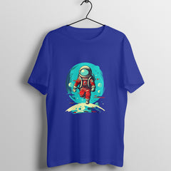 Portal Astronaut - Evolve - Round Neck Half Sleeve T-Shirt - Good Cause