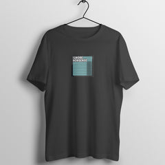 Ignore Nonsense - MSCHF - Round Neck Half Sleeve T-Shirt