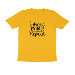 Inhale Exhale - MSCHF - Round Neck Half Sleeve T-Shirt