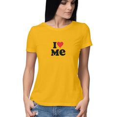 I ♡ Me - Round Neck T-Shirt logo