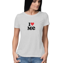 I ♡ Me - Round Neck T-Shirt logo