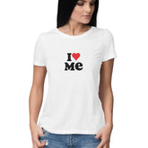 I ♡ Me - Round Neck T-Shirt logo