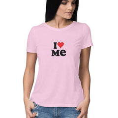I ♡ Me - Round Neck T-Shirt logo