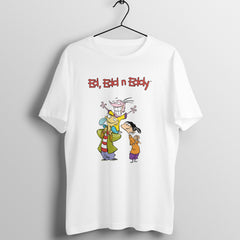 Ed, Edd n Eddy - Round Neck T-Shirt - Good Cause