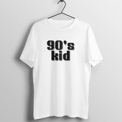 90s kid BASIC Round Neck T-Shirt