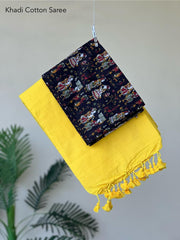 Pure khadi cotton sarees