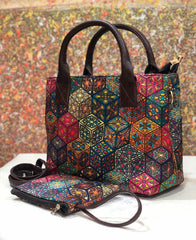 Tim Tim Hand Bag cum Sling – Bagru Print Beauty