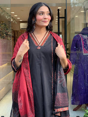 Premium Banana Silk Kurta Plazo Dupatta Set – Festive Ethnic Wear for Women