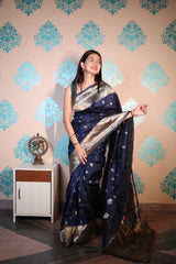 Soft Silk Saree with Pure Gold Jari – Traditional Elegance
