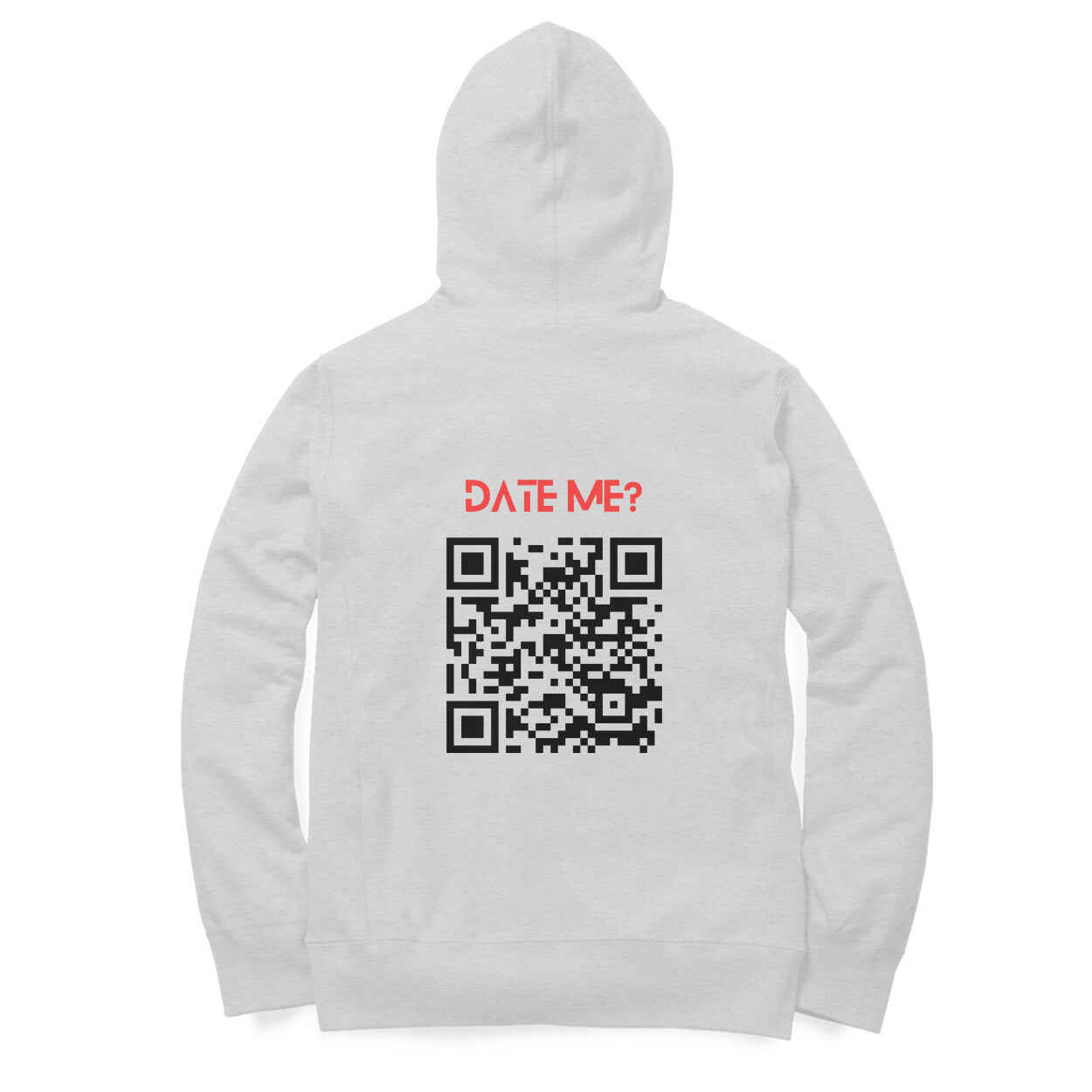 Date Me? - QR Code - Customisable Hoodie