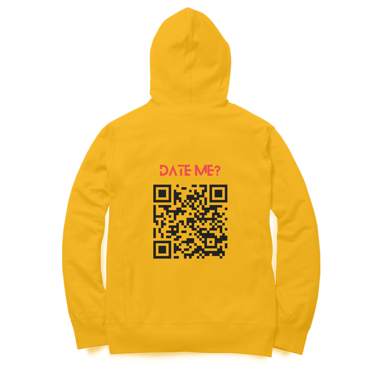 Date Me? - QR Code - Customisable Hoodie