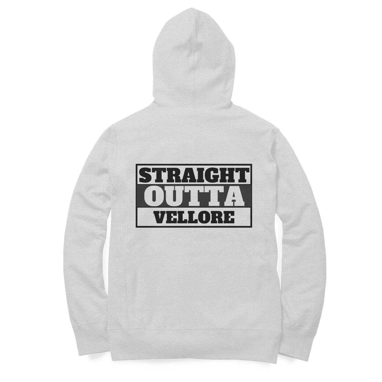 Straight Outta Vellore. Alma mater Hoodie