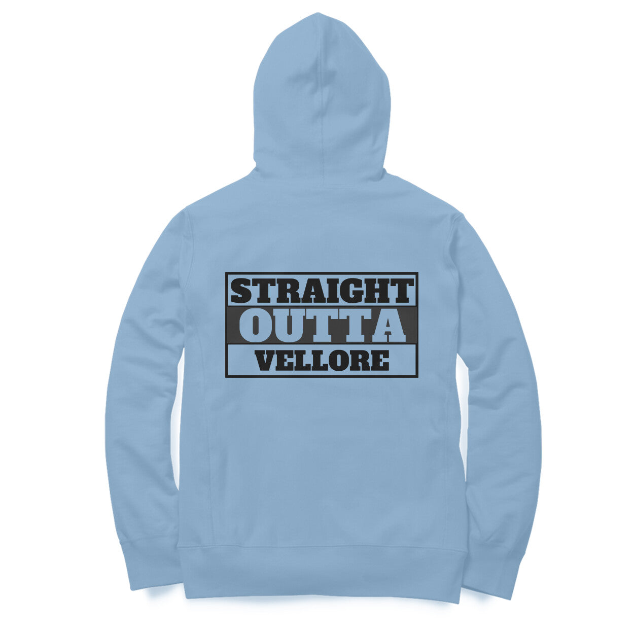 Straight Outta Vellore. Alma mater Hoodie