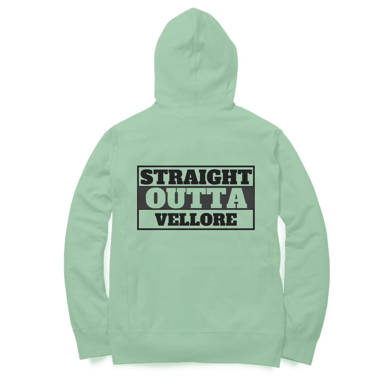 Straight Outta Vellore. Alma mater Hoodie