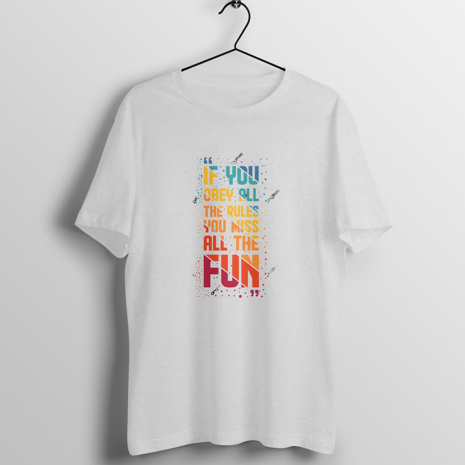 Rules - MSCHF - Round neck Tshirt Half Sleeve