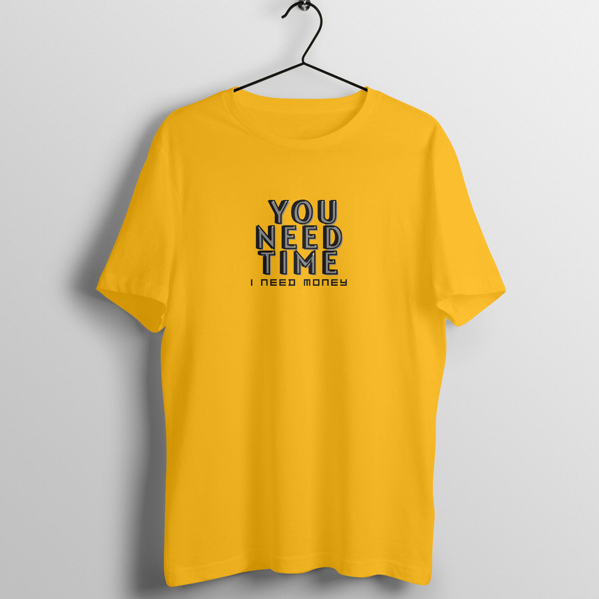 TIME vs MONEY - MSCHF - Round neck Tshirt Half Sleeve