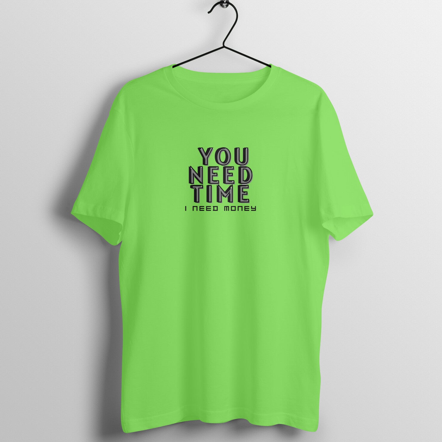 TIME vs MONEY - MSCHF - Round neck Tshirt Half Sleeve