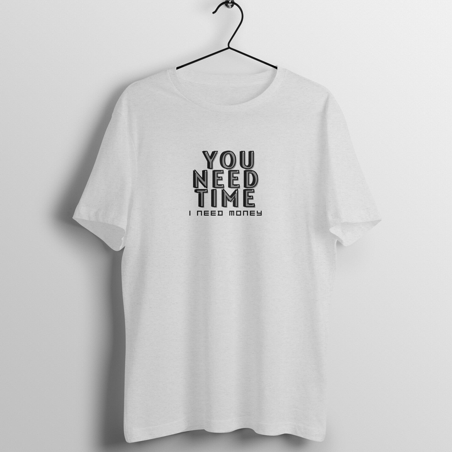 TIME vs MONEY - MSCHF - Round neck Tshirt Half Sleeve