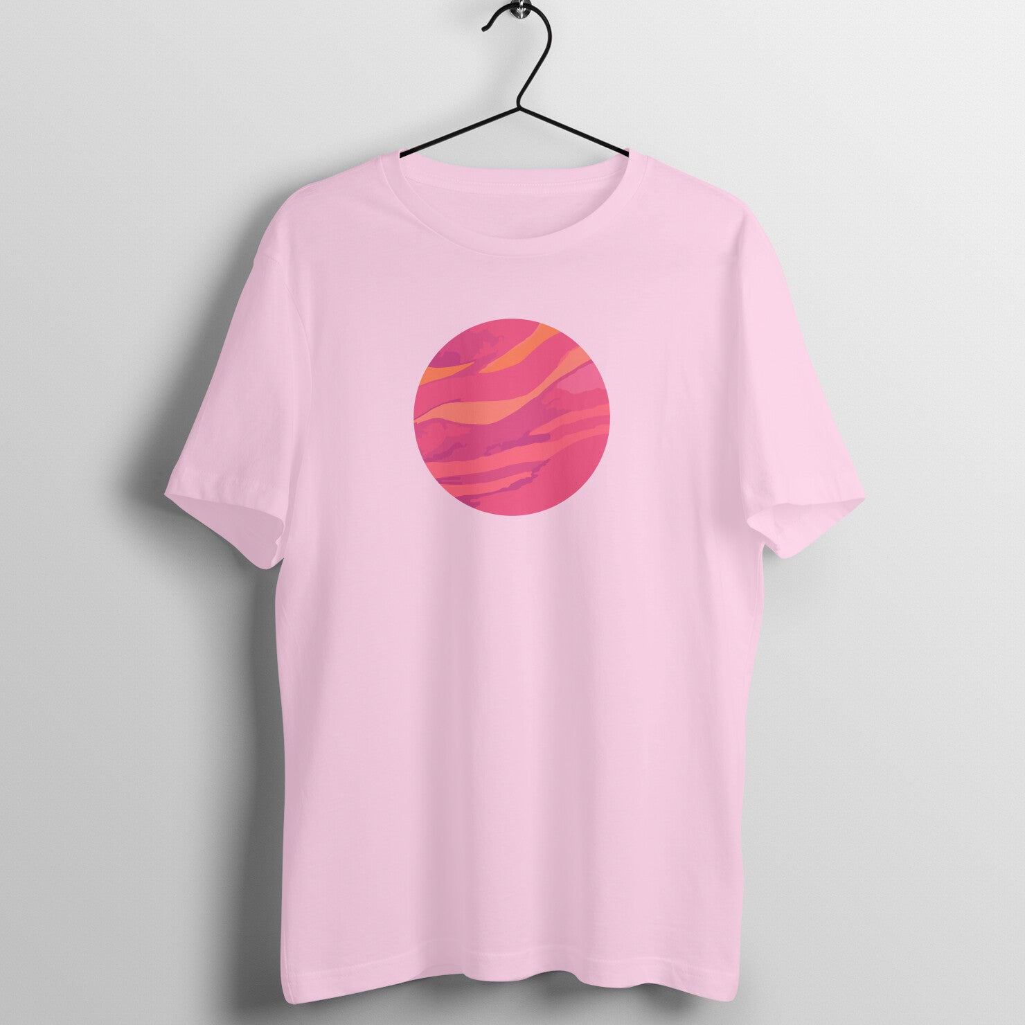 The Pink Planet - GJ 504B - Evolve - Round neck Tshirt Half Sleeve