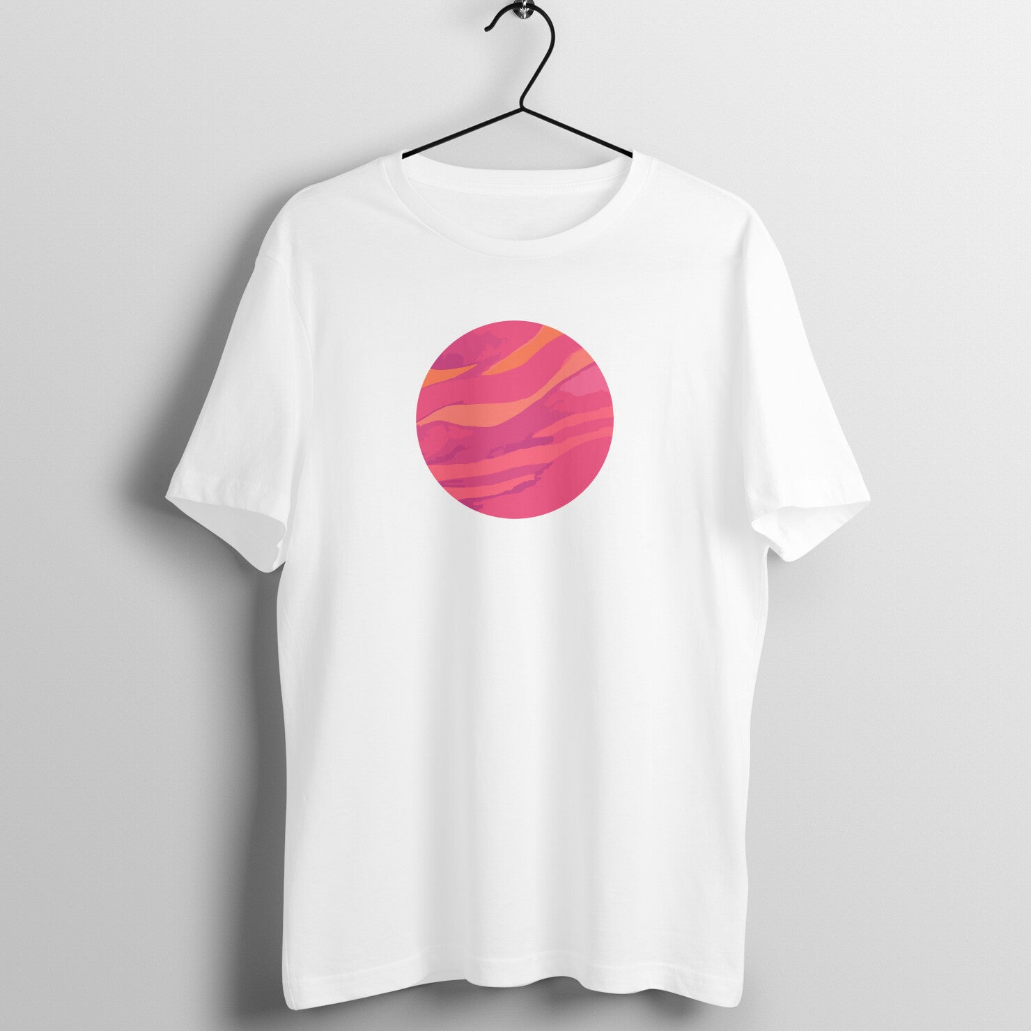 The Pink Planet - GJ 504B - Evolve - Round neck Tshirt Half Sleeve