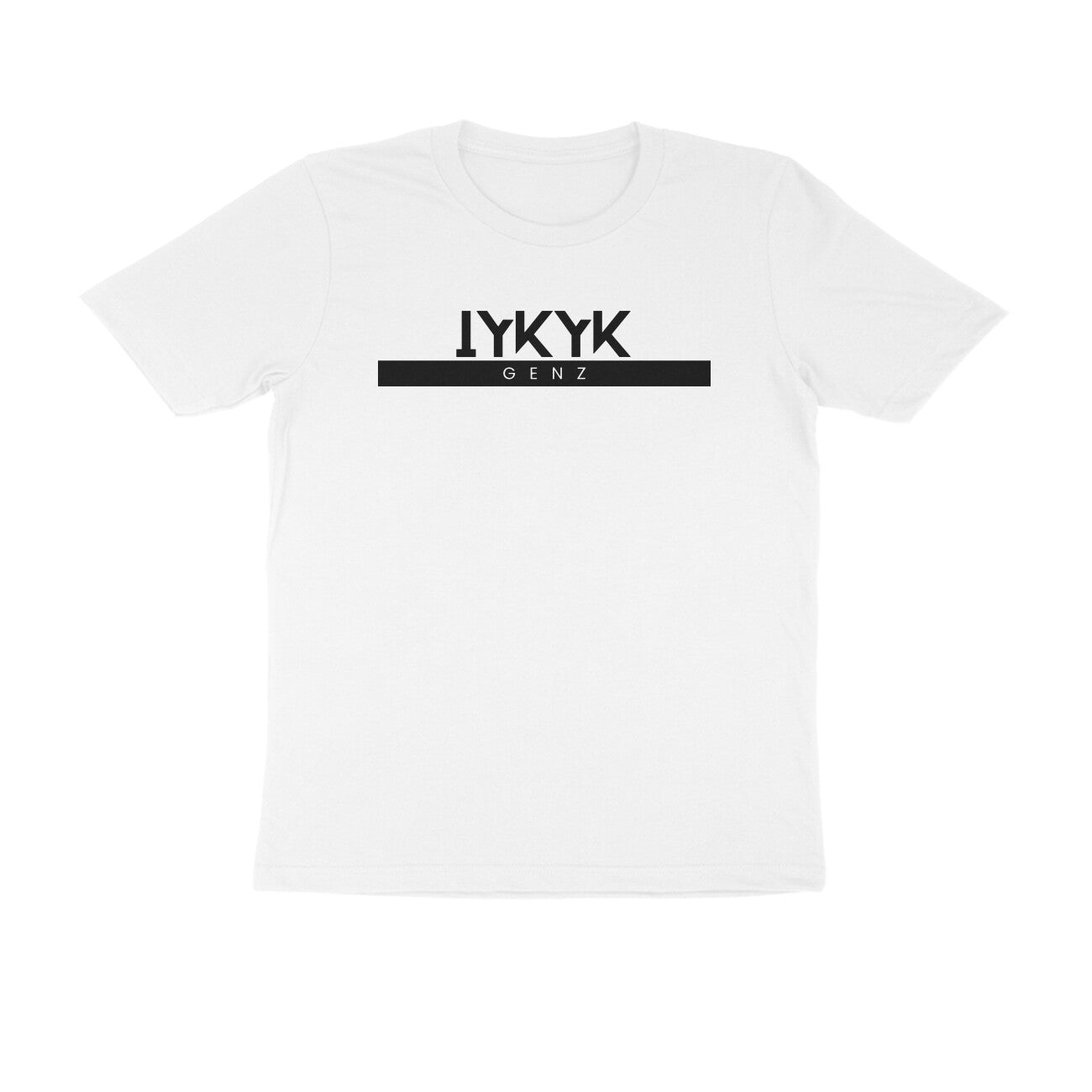 IYKYK GZ - EVOLVE - Round neck Half sleeve T-shirt