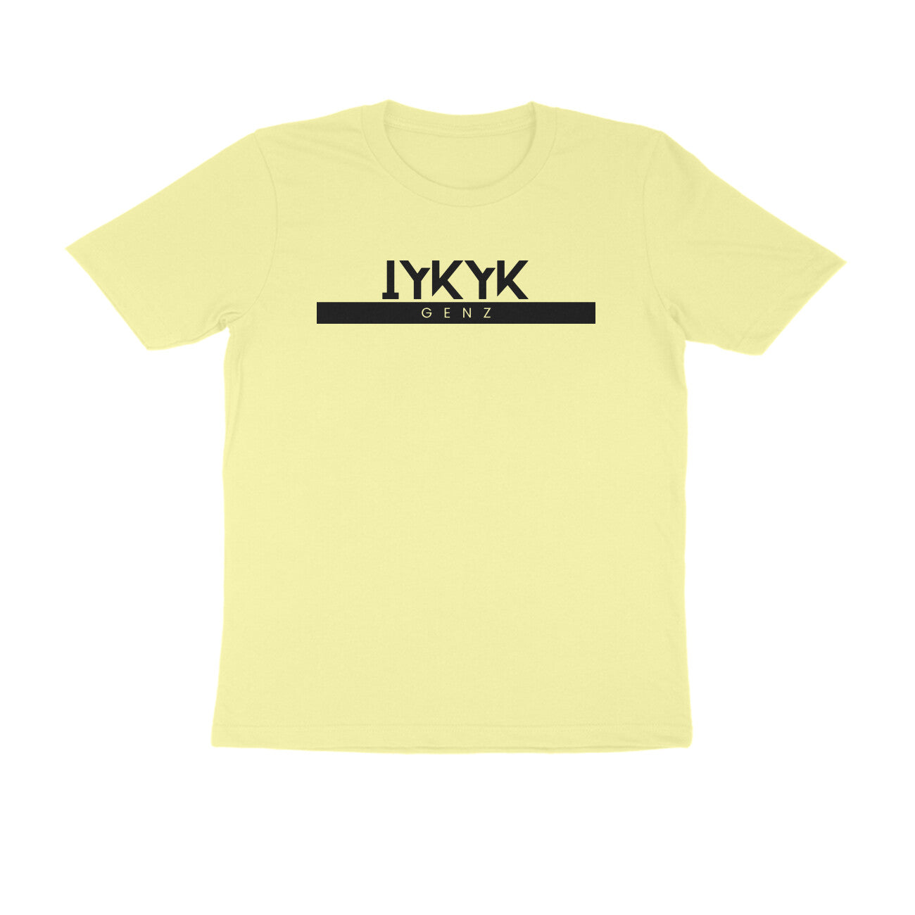 IYKYK GZ - EVOLVE - Round neck Half sleeve T-shirt