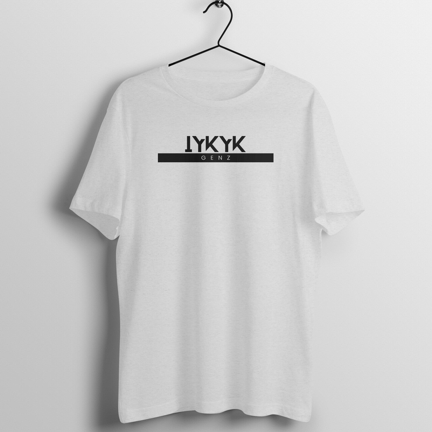 IYKYK GZ - EVOLVE - Round neck Half sleeve T-shirt