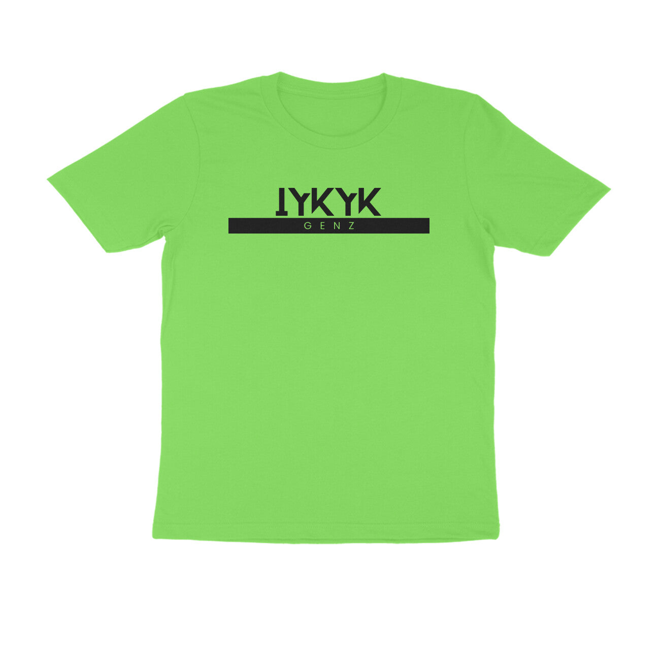 IYKYK GZ - EVOLVE - Round neck Half sleeve T-shirt