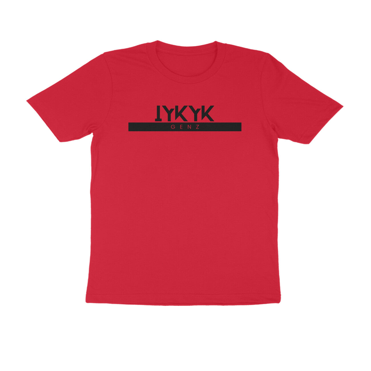 IYKYK GZ - EVOLVE - Round neck Half sleeve T-shirt
