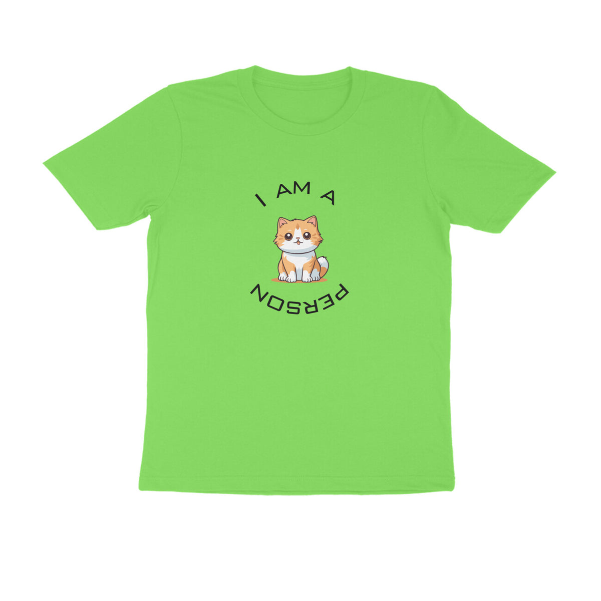 Cat Person - WildThreads - Round Neck Half Sleeve Tshirt - Good Cause