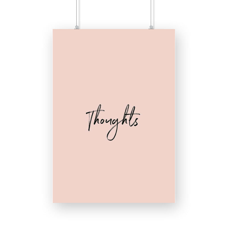 Thoughts - MOMENTS - POSTER [A4]