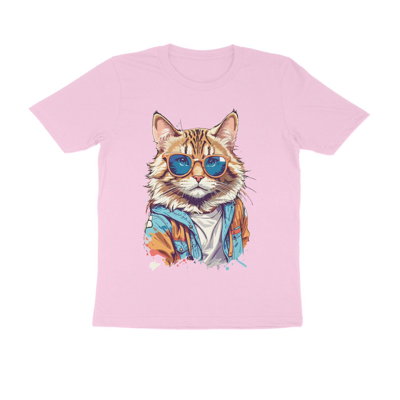 CATSQUAD COOL - WildThreads - Round Neck Half Sleeve TShirt