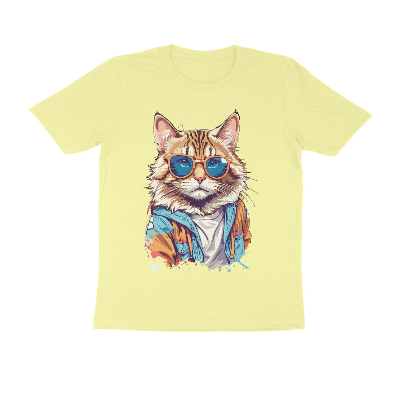 CATSQUAD COOL - WildThreads - Round Neck Half Sleeve TShirt