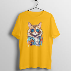 CATSQUAD COOL - WildThreads - Round Neck Half Sleeve TShirt