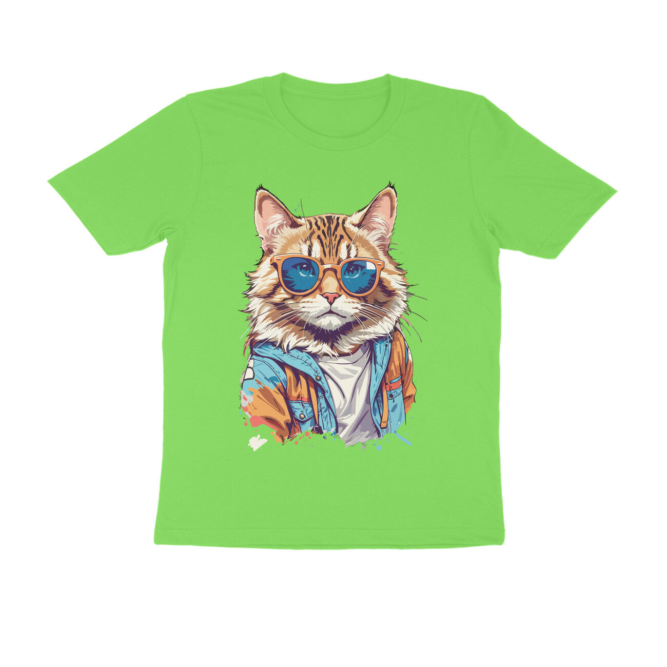 CATSQUAD COOL - WildThreads - Round Neck Half Sleeve TShirt