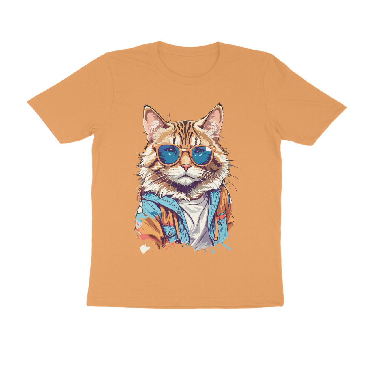 CATSQUAD COOL - WildThreads - Round Neck Half Sleeve TShirt