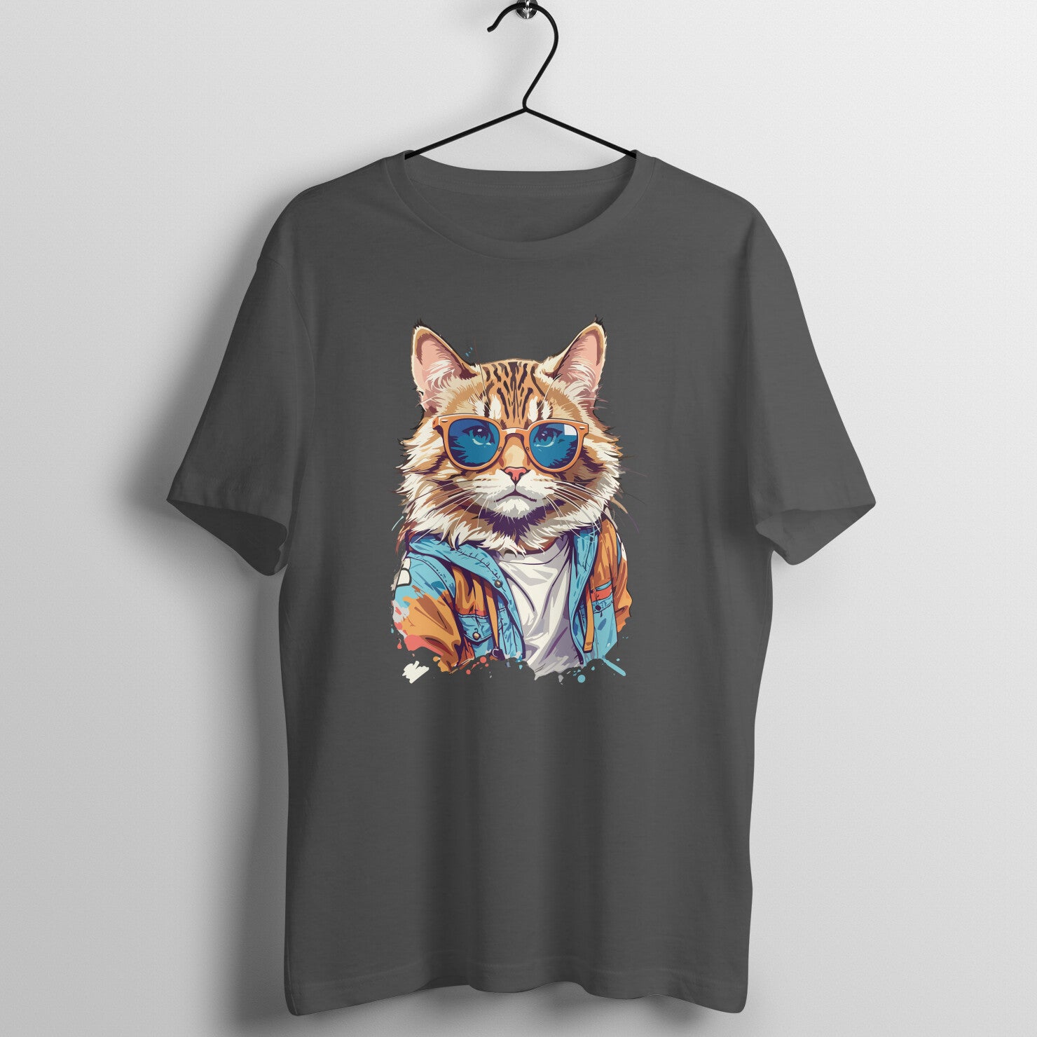 CATSQUAD COOL - WildThreads - Round Neck Half Sleeve TShirt