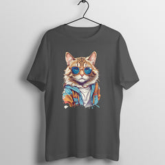 CATSQUAD COOL - WildThreads - Round Neck Half Sleeve TShirt