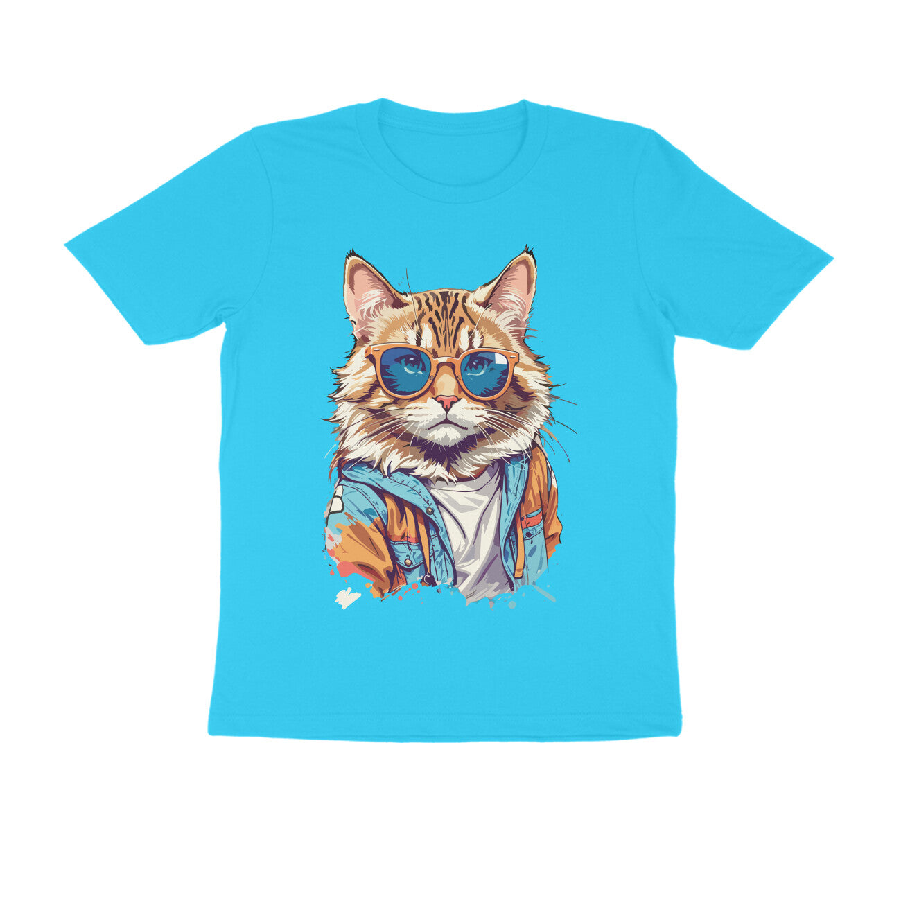 CATSQUAD COOL - WildThreads - Round Neck Half Sleeve TShirt