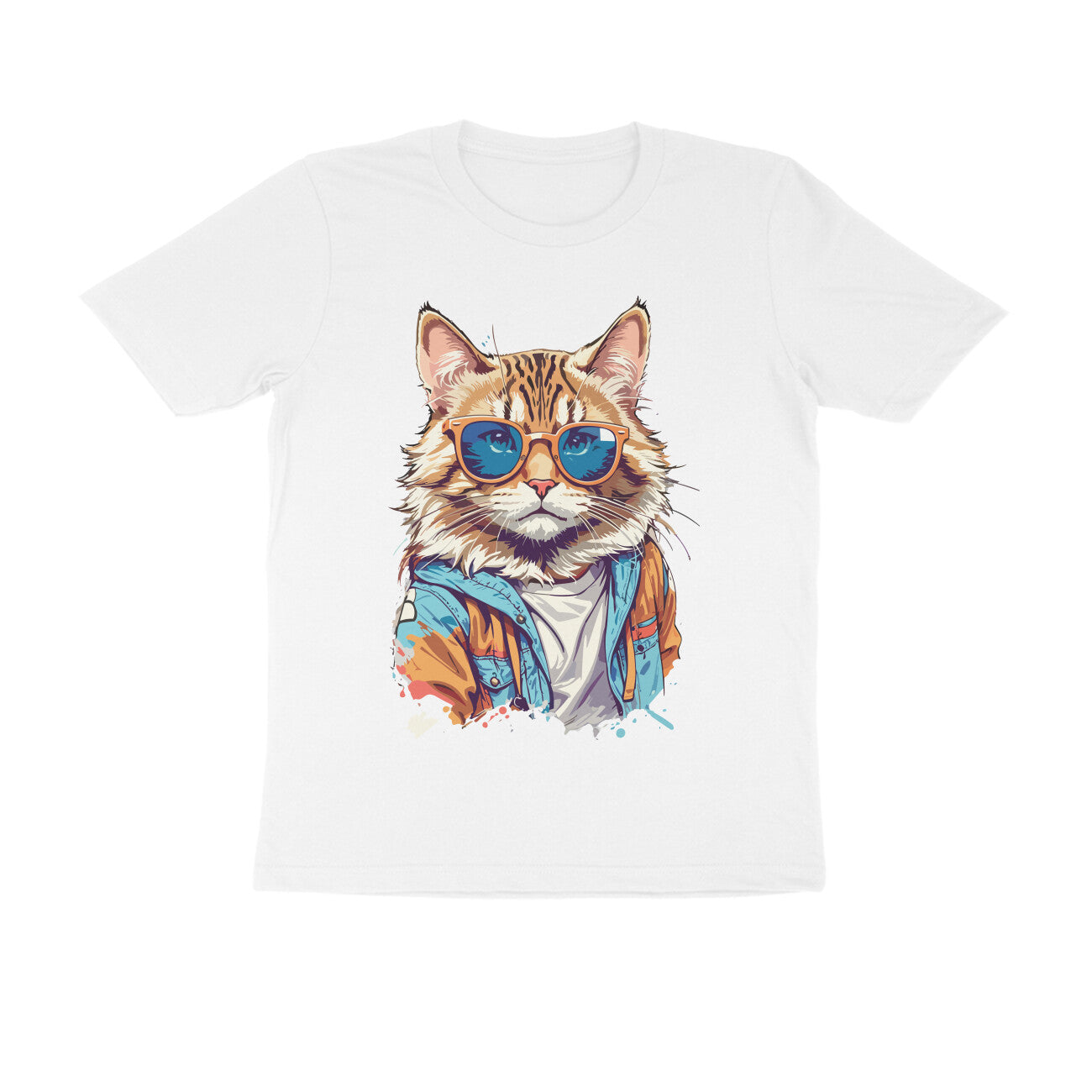 CATSQUAD COOL - WildThreads - Round Neck Half Sleeve TShirt