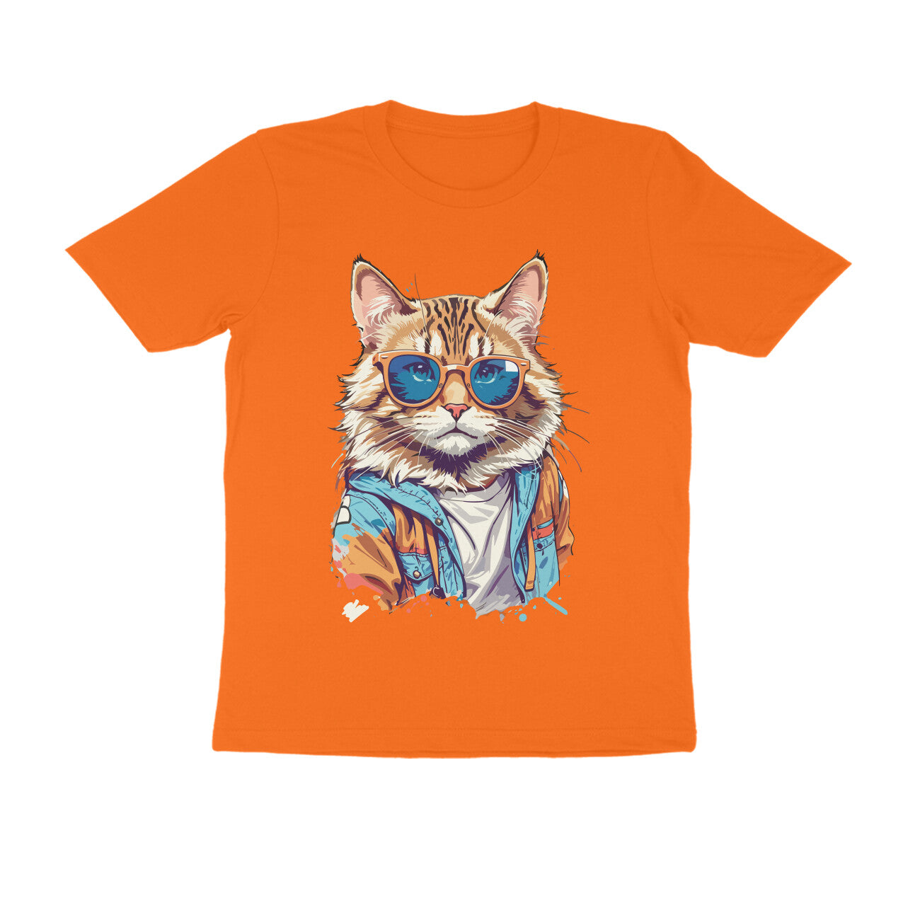 CATSQUAD COOL - WildThreads - Round Neck Half Sleeve TShirt