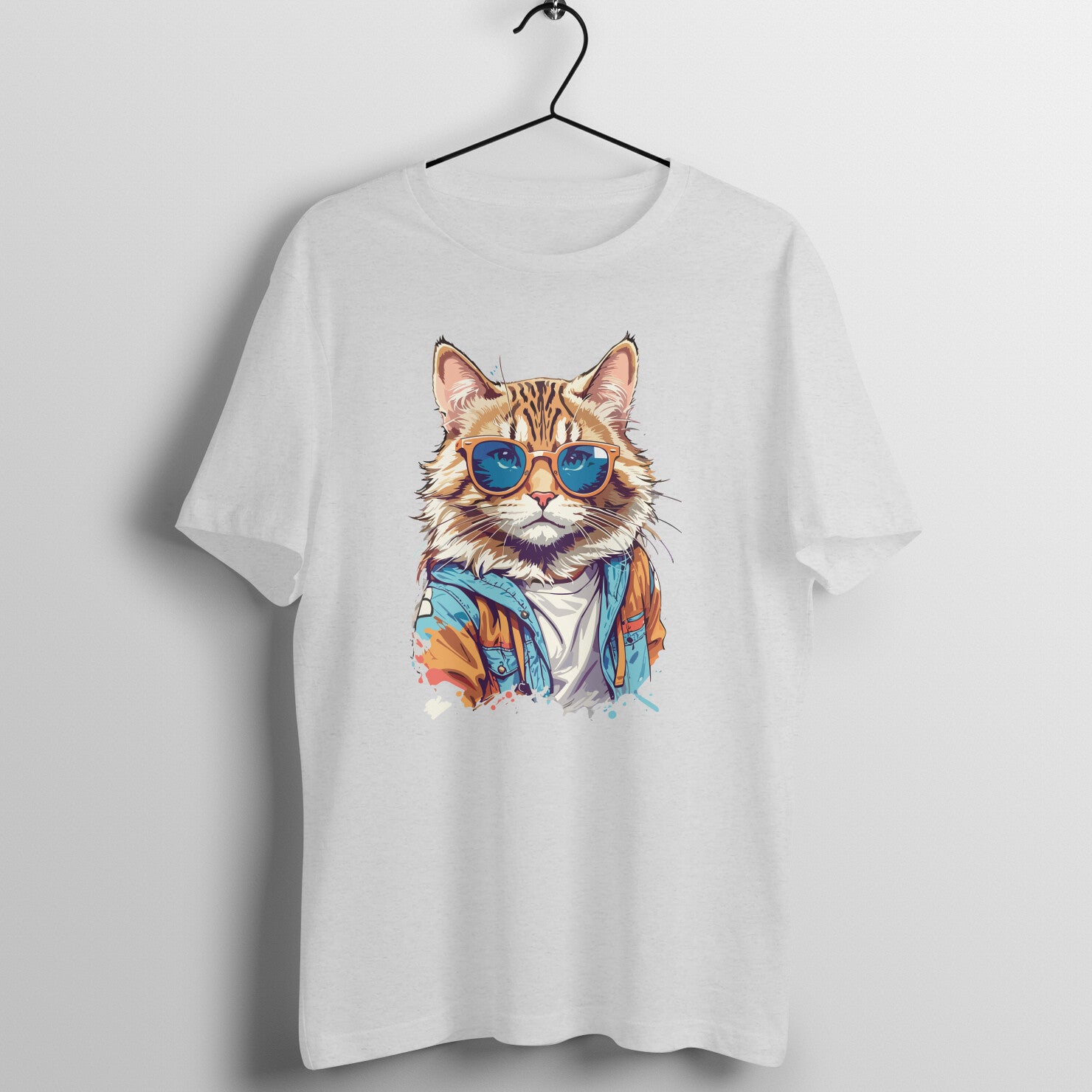 CATSQUAD COOL - WildThreads - Round Neck Half Sleeve TShirt